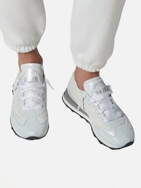 P448 Audry Sneakers Baby Blue & Cream Sz 37 US sz 7 NEW